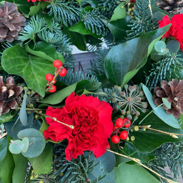 Festive Memorial Tribute Wreath